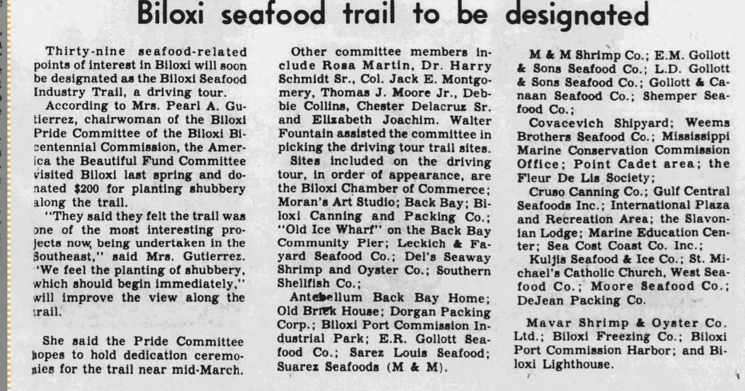 seafood